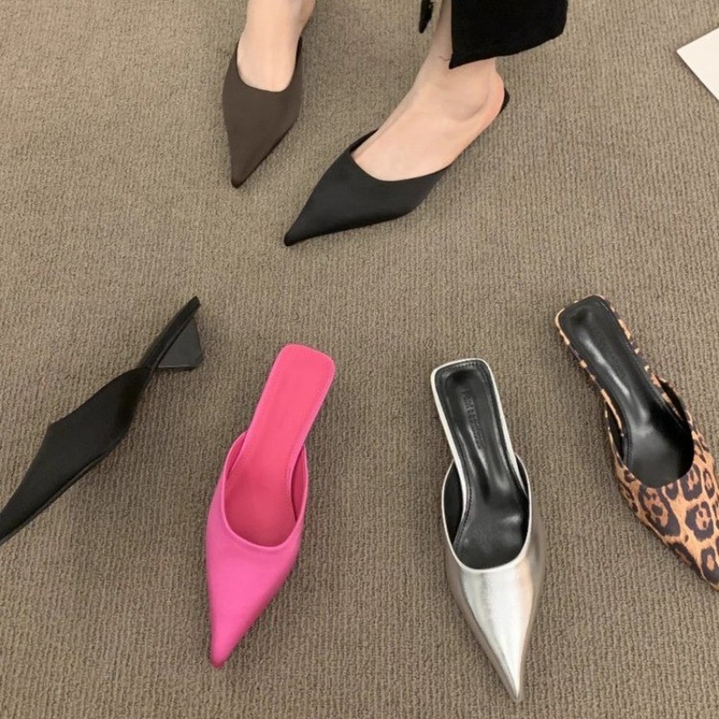 Sandals - New Luxury Pointed Toe Women Mules