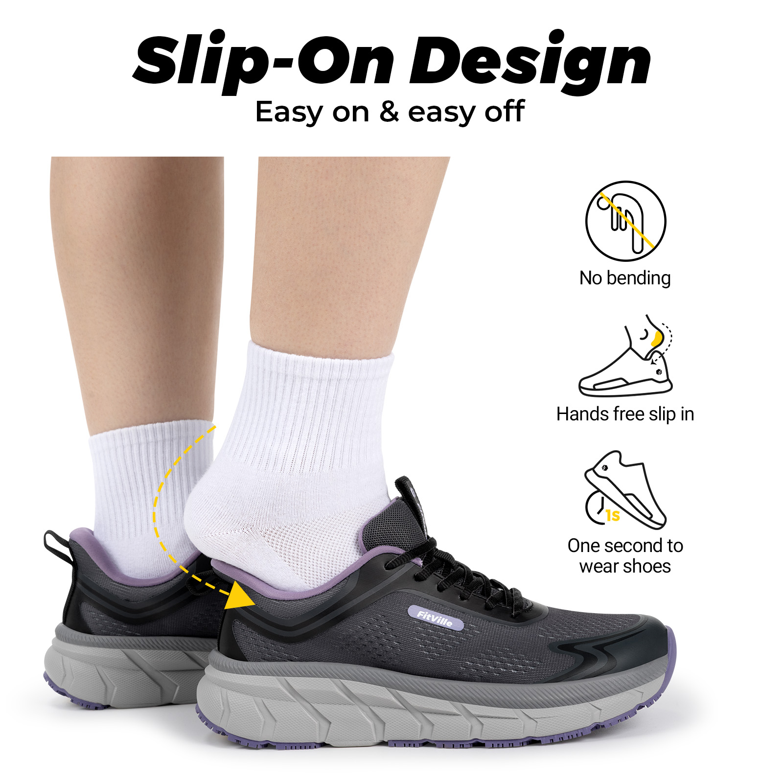 Fitville Women's Sports Shoes  - đánh giá và giá Breathable Mesh Athletic Shoes