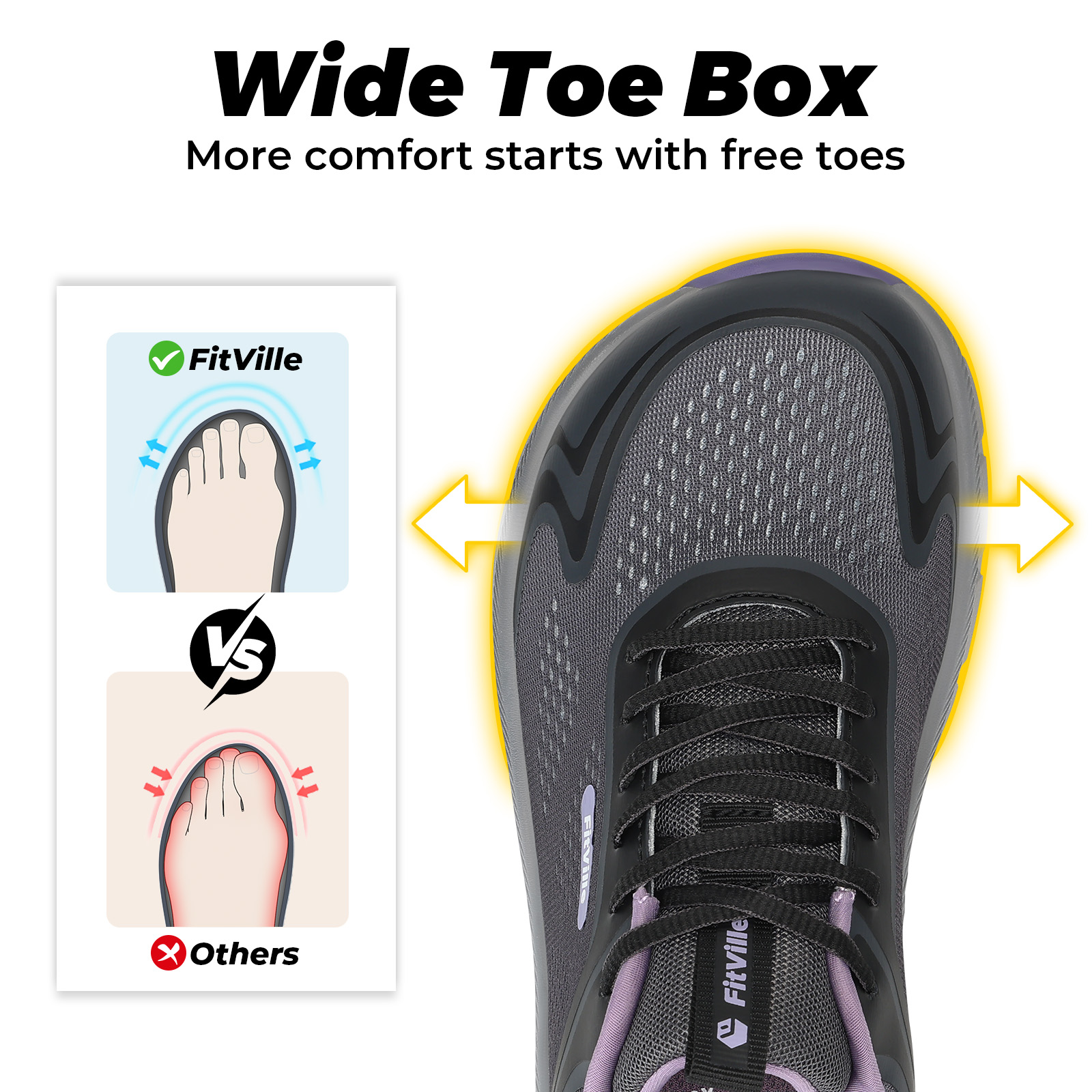Fitville Women's Sports Shoes  - đánh giá và giá Breathable Mesh Athletic Shoes