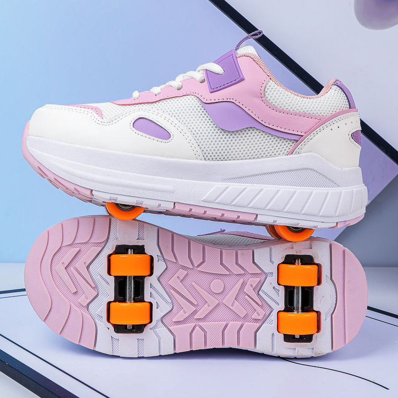 Kids Roller Skates 4 Wheels De - đánh giá và giá Running Shoes